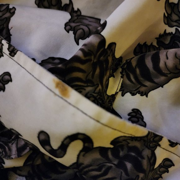 JNCO Jeans Angry Tiger Men's Button Down Front Short Sleeve Shirt Size XL - Picture 8 of 8